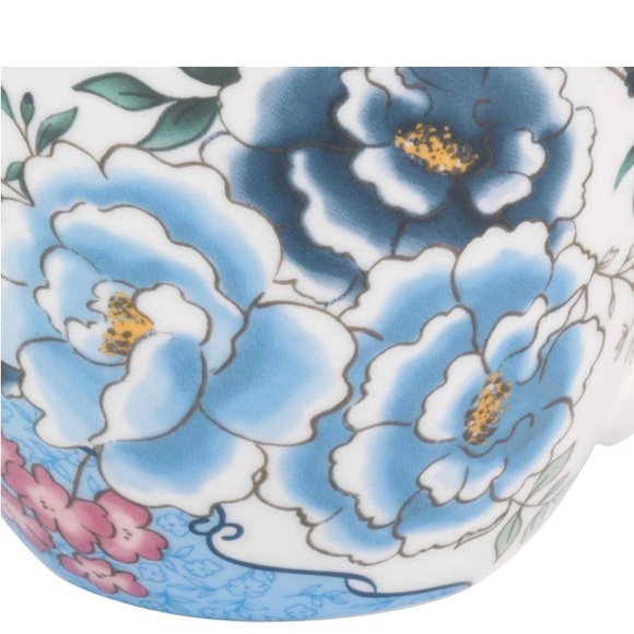 Portobello Wilmslow Fleur Blue Bone China Mugs Tea Cups nwt - Picture 4 of 6